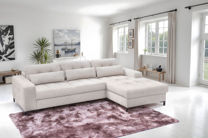 Bonito von Exxpo - Ecksofa Variante rechts beige