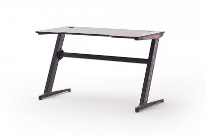 mcRacing Gaming Desk von MCA - Zockertisch mit Tischplatte im Carbon-Look