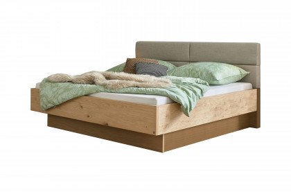 Minto 2.0 von Musterring - Bett 140x200 cm Balkeneiche-Furnier