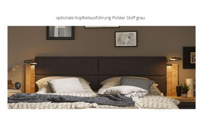 Minto 2.0 von Musterring - Bett 140x200 cm Balkeneiche-Furnier