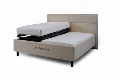 Lift up von Meise Möbel - Polsterbett 180 beige