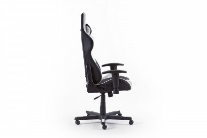 DX-Racer 6  von MCA - Gamingstuhl in Schwarz/ Weiß