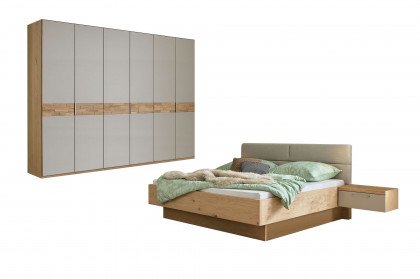 Minto 2.0 von Musterring - Schlafzimmer Lack taupe - Balkeneiche Furnier