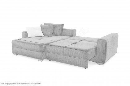 Kampen von Job - Ecksofa Variante links taupe