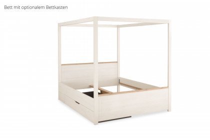 York von set one by Musterring - Himmelbett 140x200 cm im Landhaus-Stil