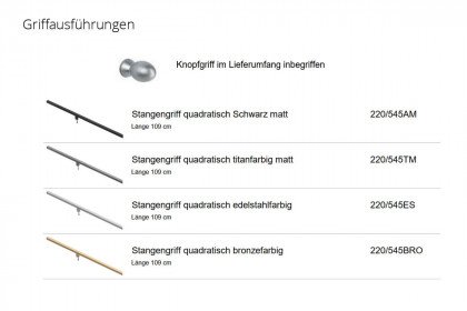 Longline von JUTZLER - Schrank Struktur dunkelgrau - Spiegel dunkel