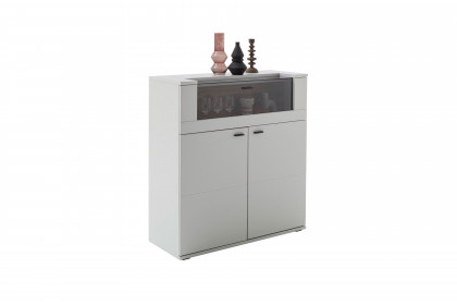 Lissabon von MCA - Highboard mit Rückwand in Eichenoptik