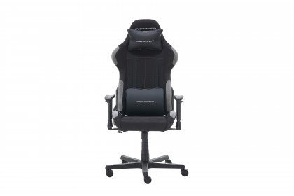 DX-Racer Formula von MCA - Gamer-Stuhl in Schwarz mit Fleece in Grau