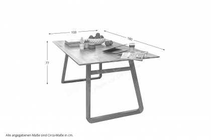 Tavia von Musterring - Esstisch in Charakter-Eiche