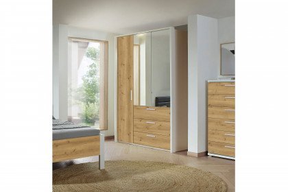 Nice4Home-F von Rauch Orange - Single-Schlafzimmer Asteiche - weiß