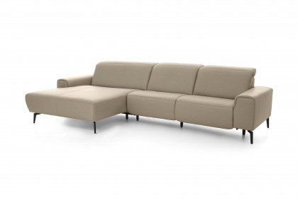 MR 1320 von Musterring - Ledersofa Variante links pearl