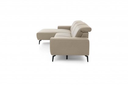 MR 1320 von Musterring - Ledersofa Variante links pearl