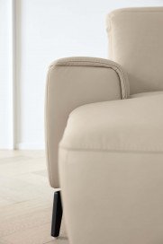 MR 1320 von Musterring - Ledersofa Variante links pearl