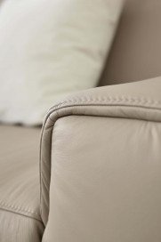 MR 1320 von Musterring - Ledersofa Variante links pearl