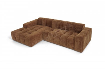 Pino-LE24 von Easy Sofa - Ecksofa links light-brown