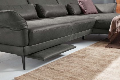 MR 1350 von Musterring - Ecksofa Variante rechts graphit