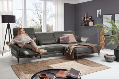 MR 1350 von Musterring - Ecksofa Variante rechts graphit