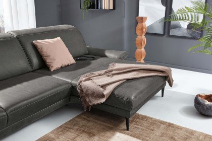 MR 1350 von Musterring - Ecksofa Variante rechts graphit