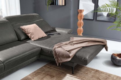 MR 1350 von Musterring - Ecksofa Variante rechts graphit