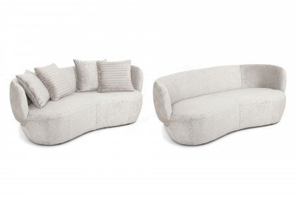 Lopez von GUTMANN - Sofa 2-sitzig grau