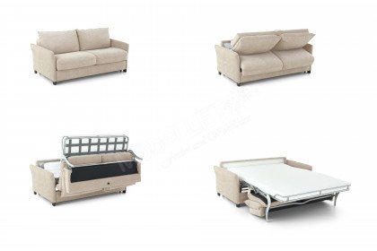 Inga von Bali - Schlafsofa in Beige