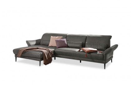 MR 1350 von Musterring - Ecksofa Variante links graphit