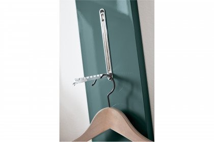Kara-Frame-Dielen von Musterring - Garderobenset Eiche graphit/ Lack platingrau