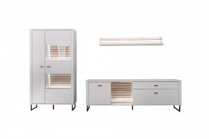 Louisiana von MCA furniture - Wohnwand modern white