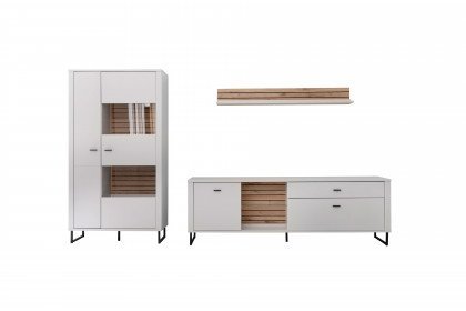 Louisiana von MCA furniture - Wohnwand modern white