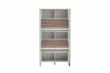 Louisiana von MCA furniture - Vitrine mit Metallkufen in Anthrazit