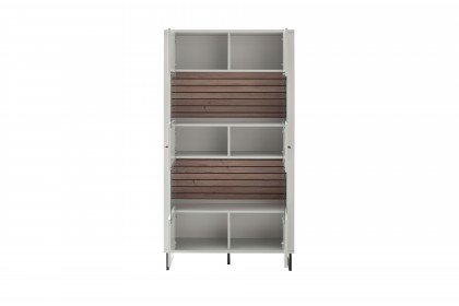Louisiana von MCA furniture - Vitrine mit Metallkufen in Anthrazit