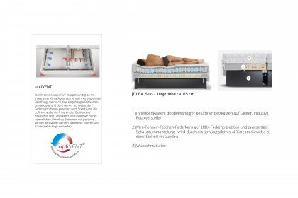 Composium von RUF Betten - Boxspringbett KTC beige