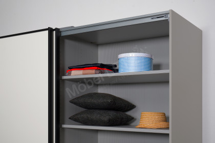 Boston von Wiemann - Schrank 300 mit Dämpfung, vielen Böden & Kleiderstangen