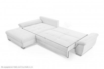 Daaden von Nova Via - Ecksofa links warm-grey