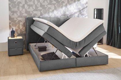 Amy-Dream von Jockenhöfer - Boxspringbett 180 in Grau