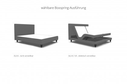 London von RUF Betten - Boxspringbett in Komforthöhe beige