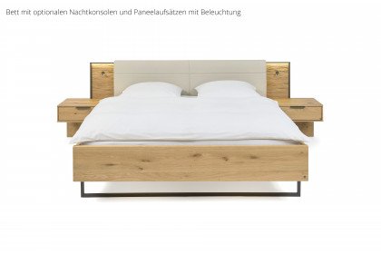 San Francisco von Musterring - Bett mit Metallkufe und Kunstleder-Polster