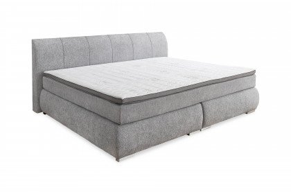 Flint-BX2550 von Sun Garden - Familien-Boxspringbett grau