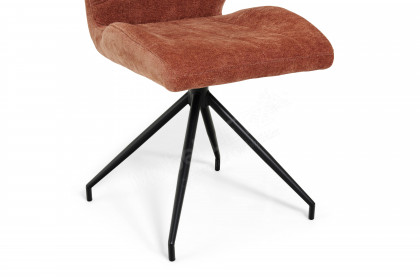 New York von Akante - Esszimmerstuhl terracotta, drehbar