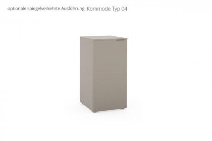 Kommode Typ 05 von JUTZLER - 1-türige Kommode schmal nougat