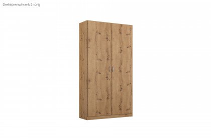 Case von Rauch Blue - Eck-Kleiderschrank Eiche Artisan