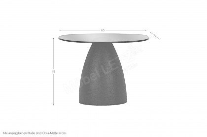 Murphy von GUTMANN - Beistelltisch 71713 Metall/ Glas