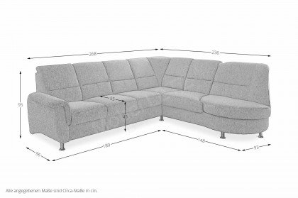 Parole von Benformato - Sofa-Ecke Variante rechts grün