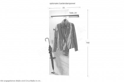 Vtektura coming von Voglauer - Garderobe in Alteiche rustiko/ Firneis white