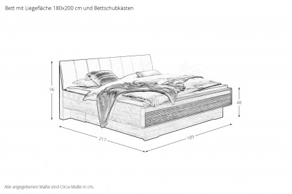 Serena Plus von Wiemann - Schlafzimmer-Set mit viel Stauraum und Beleuchtungen