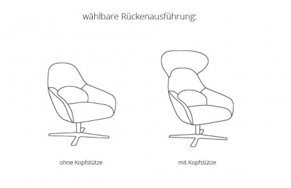 Match it! von Musterring - Einzelsessel caramel