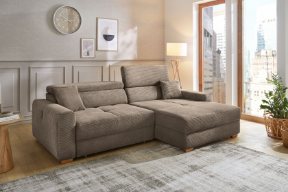 Slider von Job - Ecksofa Ausführung rechts taupe