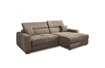 Slider von Job - Ecksofa Ausführung rechts taupe