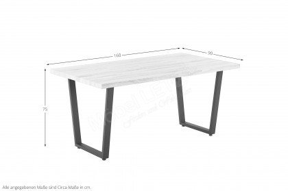 Tables & Co. von SIT Möbel - Esstisch Eiche Sonoma, Nachbildung