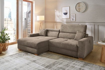 Slider von Job - Ecksofa Ausführung links taupe